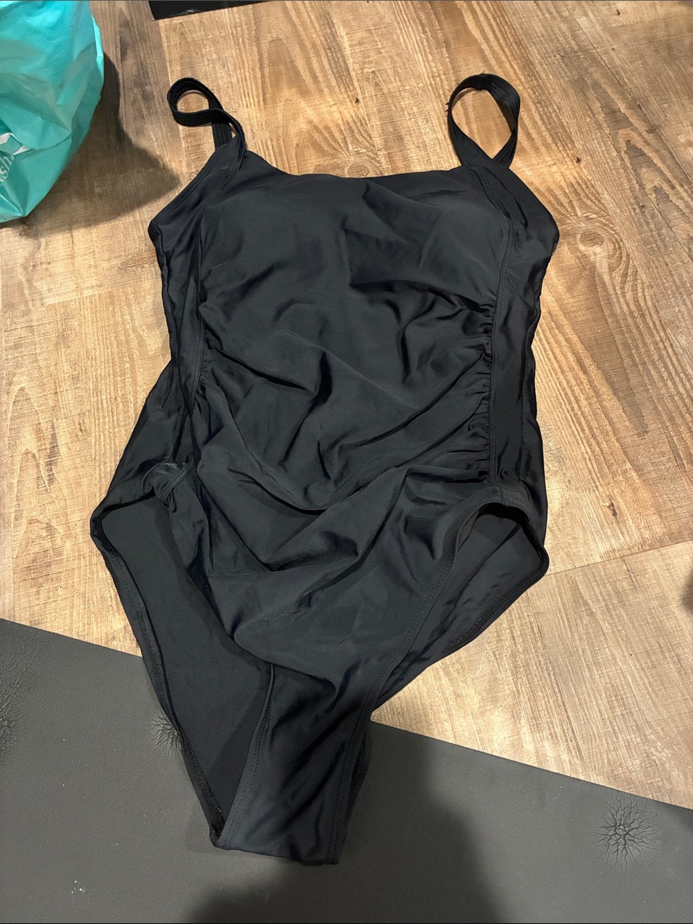 Classic Black One-Piece Tummy Control Swimsuit